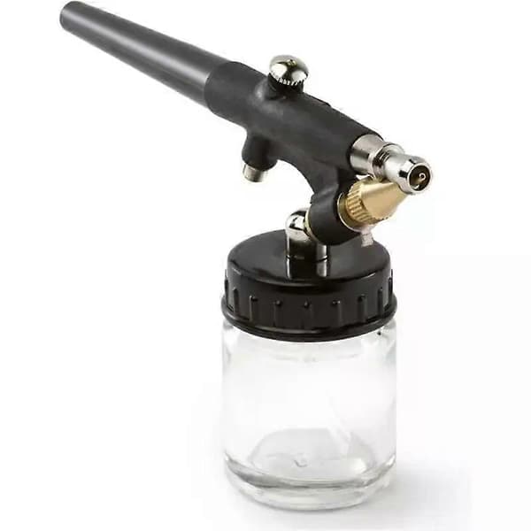 138Type Airbrush Kit Mini Single Action Airbrush Sæt Siphon Feed 0.8mm Malersprøjtepistol m/ Slange 22cc Væskekopper til Makeup Hobby