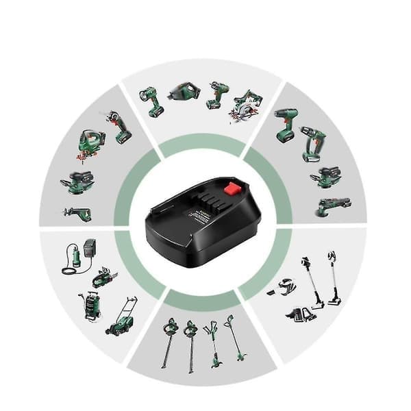 Sovitinmuunnin Bosb18c Bosch 18V Li-ion akulle Bat618