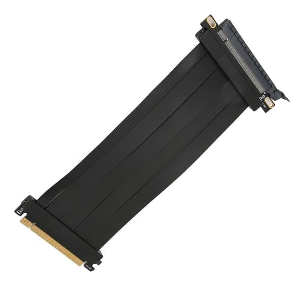 GPU PCIE 4.0 Riser-kabel X16 høyhastighets flat linje 180 grader 20 cm for RTX3090 RTX3080 RTX3070 RTX3060TI