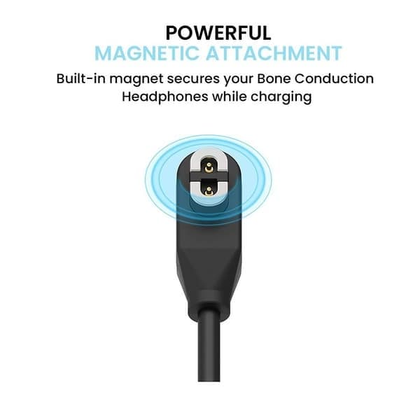 Magnetisk lader for AfterShokz trådløse hodetelefoner