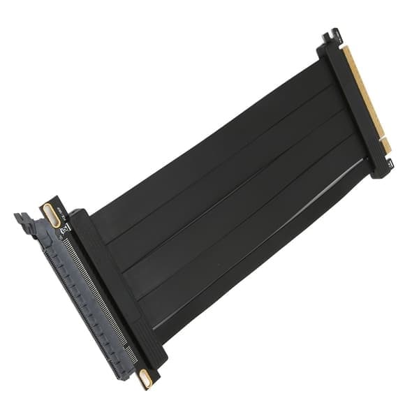 GPU PCIE 4.0 Riser-kabel X16 høyhastighets flat linje 180 grader 20 cm for RTX3090 RTX3080 RTX3070 RTX3060TI
