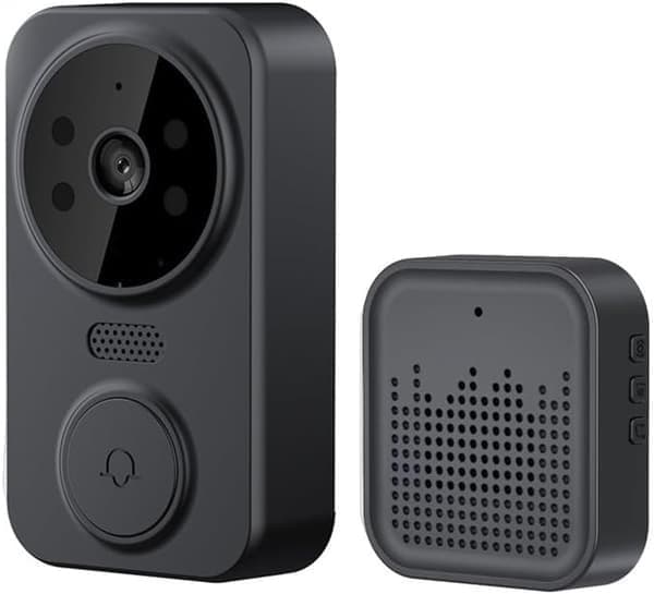 Intercom, Video dörrklocka, Trådlös WiFi Fjärrkontroll Smart Video Dörrklocka Kamera, Tvåvägs Ljud Röst Intercom