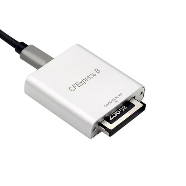 CFexpress-kortläsare Bärbar USB 3.1 Gen 2 10 Gbps CFE B Minneskortläsare Typ C