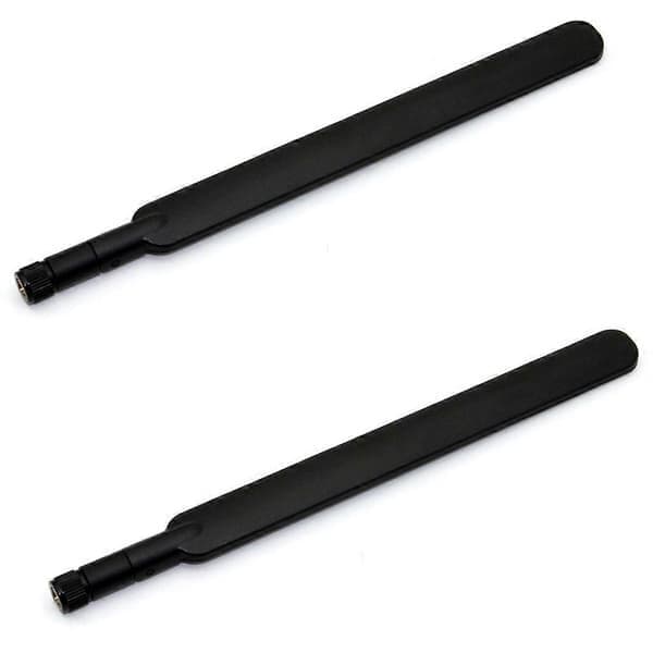 2 STK 5dBi High Gain WiFi Antenne SMA Han 4G LTE Trådløs Router Antenne til Huawei B315 B310 B593 B525 B880 B890 E5186 Sort