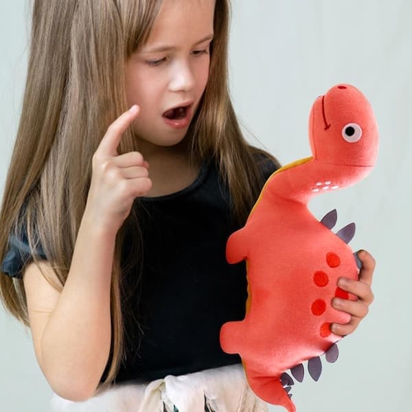 Dinosaurlegetøj Lille dinosaurdukke Søde små dinosaurplysdyr