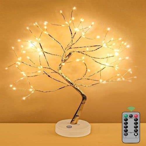 LED-lystre, 108 LED dekorative lysgrener 8 moduser LED-tre dimbart LED
