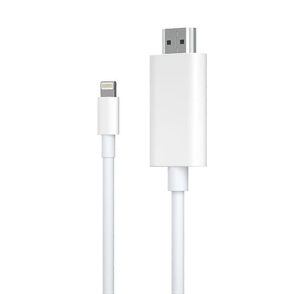 4m Lightning–HDMI-kaapeli 2K HD digitaalinen AV-sovitin synkronointinäyttöliitin iPhonelle televisioon tai projektoriin