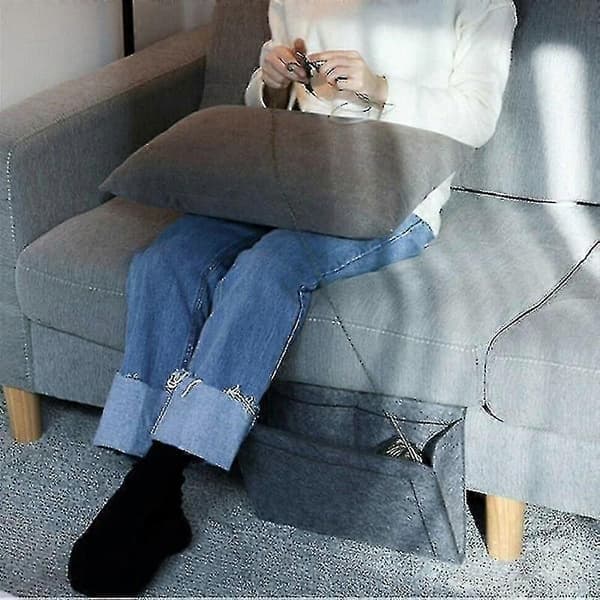 Sengelomme i teppe Seng Organizer Anti-skli Seng Bag Seng Sofa Sidelomme Ha