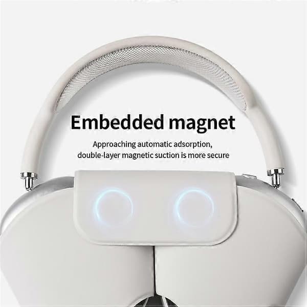 Kompatibelt etui til Airpods Max med dvaletilstand PU-læder høretelefonetui
