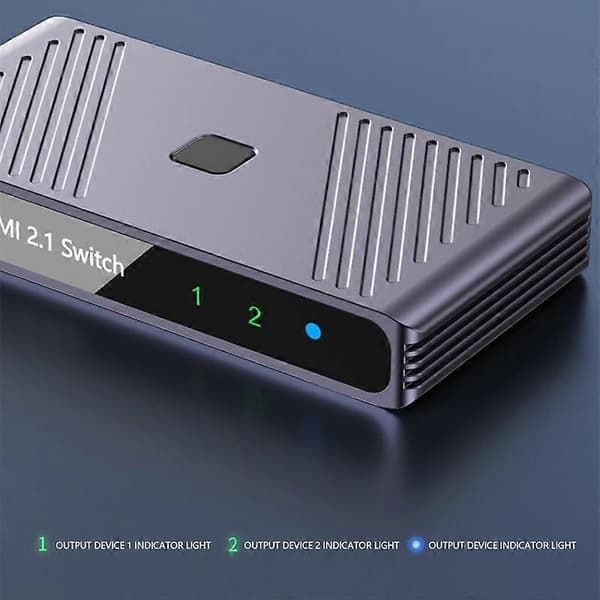 Q802 8K HD Video Splitter HDR 2 In 1 Out Mirror Screens Video Transmission Adapter