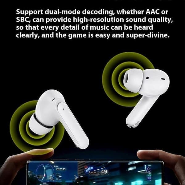 Typ A CELEBRAT WD03 TWS Hörlurar Bluetooth 5.3 In-Ear Brusreducerande Hörlurar