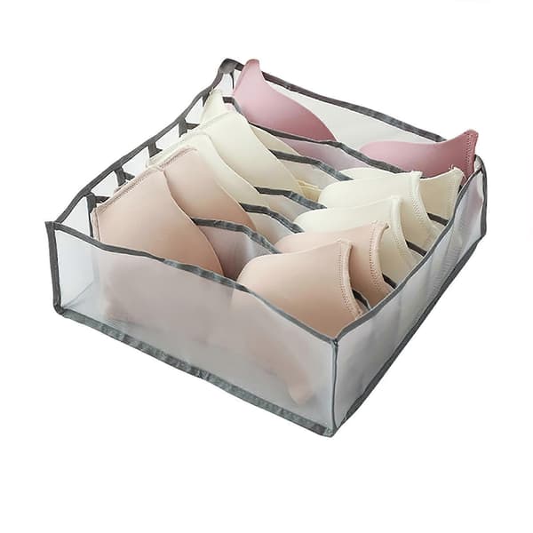 Jeans Organizer Oppbevaringsskuff Bukser Sammenleggbar Mesh Garderobe, Stor Kapasitet M