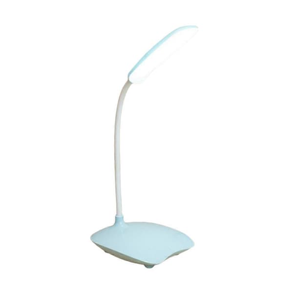 LED-bordlampe USB-drevet bordlampe Touch-dæmpning bærbar lampe Blue
