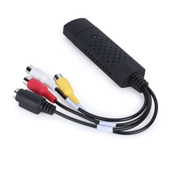 USB 2.0 till 3 RCA Audio SVideo TV DVD VHS RW Capture Converter Adapterkabel