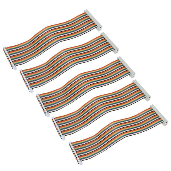 5 stk GPIO-kabel for Raspberry Pi hann til hunn 40-pinners ledning datatilbehør 20 cm hann til hunn