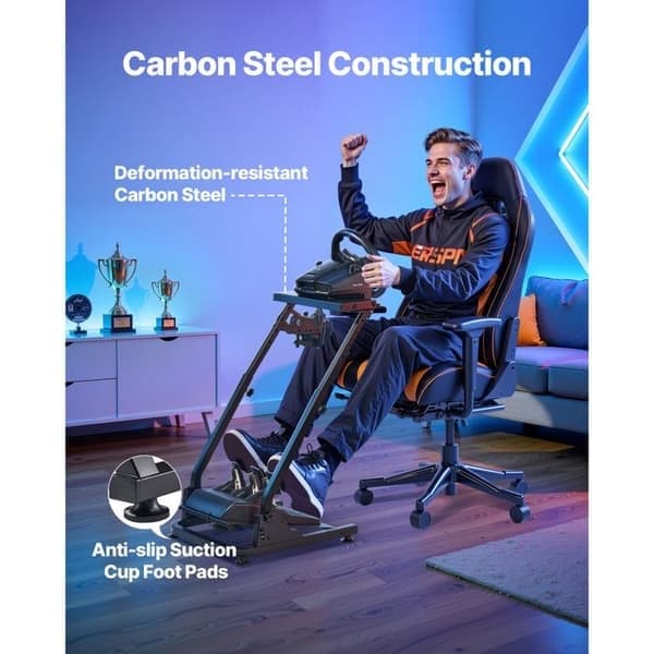 Fällbart och justerbart rattstöd för simulator - Duoku - Kompatibelt med Logitech G29-G27-G920-Thrustmaster T300RS