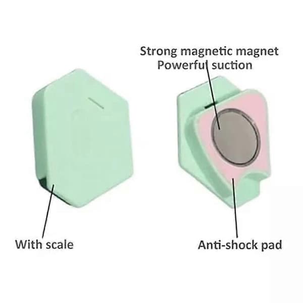 Magnetisk sømguide for symaskin, polygonal sterk magnetisk måler 2025 Ny Pink
