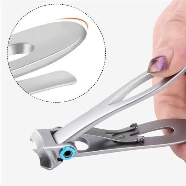 Nagelklippare för tjocka naglar, undvik komplicerade klipp - Nagelsax Silver