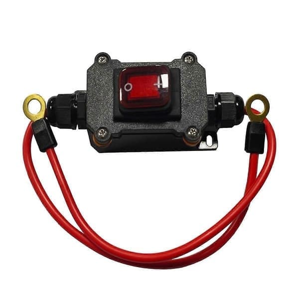 DC12V Inline Bryter DC12-24V DPST Dobbeltsidig Koblingsbryter 25A IP67 med På/Av Hurtigkobling/Di