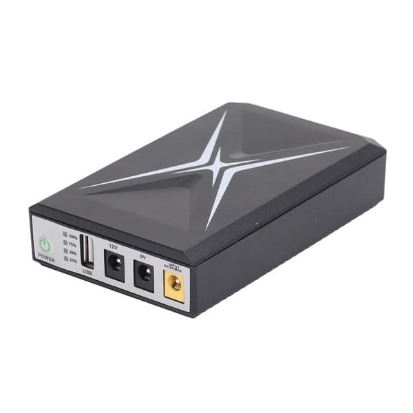 Mini UPS Batteribackup 10400mAh Uafbrydelig Strømforsyning til Overvågningskamera Router WiFi