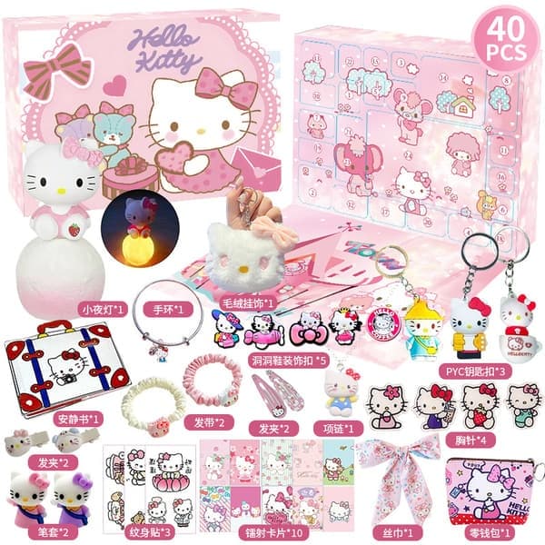 Adventskalender Enhörning Nedräkning till jul - blindbox presentförpackning My Melody