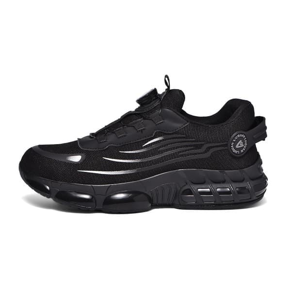Lätta skyddsskor för män, skyddssneakers med ståltåhätta - Svart - EU 38-49 44 44