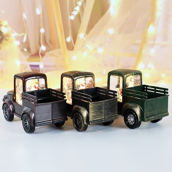 Jul Retro Bil Natlys LED Borddekoration Belysning Jul