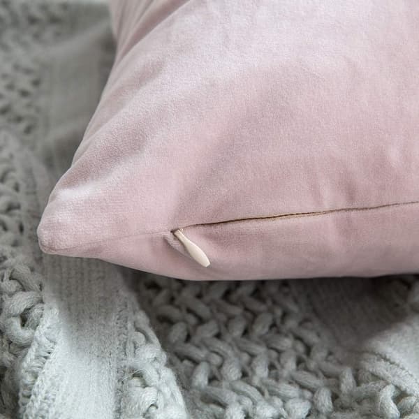 Pyntepude 45x45cm Pudebetræk til stue sofa soveværelse sæt med 2 til hverdagsbrug og også velegnet til helligdage som jul light pink