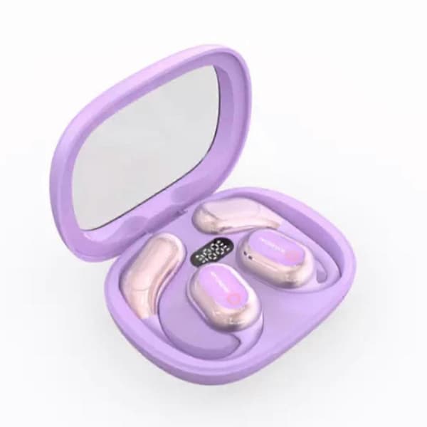 AI Åbne Trådløse Sprogoverset Bluetooth Høretelefoner Purple