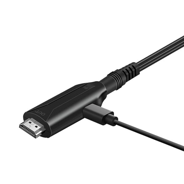 For PS1/for PS2 til HDMI-kompatibel adapterkonverterer opptil 1080P-utgangsstøtte PS1/for PS2 (480i/480p/576i)