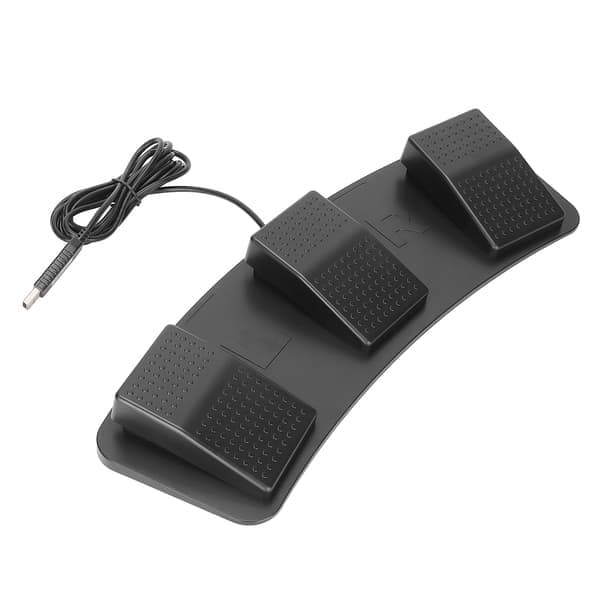 USB trippel fotpedal multifunksjonell mekanisk fotpedal for spill fabrikktesting
