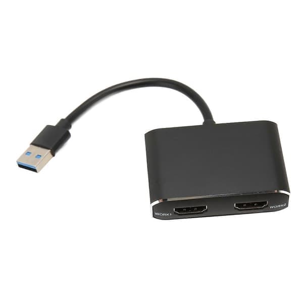 USB 3.0 - kaksois-HDMI-sovitin kahdelle näytölle 1080P laajennetulla näytöllä