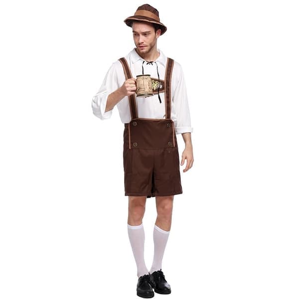 Oktoberfest kostume til mænd - Voksenstørrelse 1 stk XXL