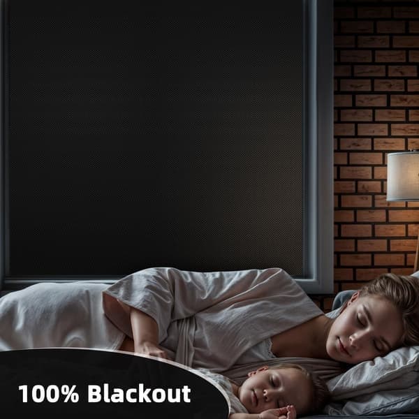 Mørkleggende stoff solbeskyttelse solbeskyttelse 100% mørkleggende termisk beleggfilm (inkluderer tilbehør) 150cm*250cm