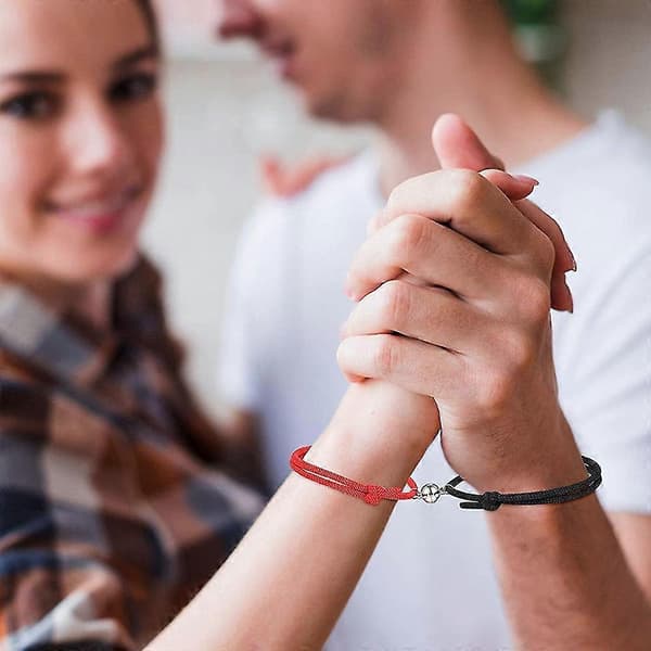 Magnetarmband för par 2 stycken Magnetiskt relationsarmband