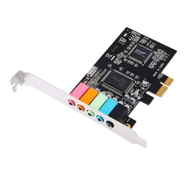 SQBB PCI-E lydkort 5.1 6-kanals CMI8738-chipsæt lyd digitalt desktop PCI-E-kort