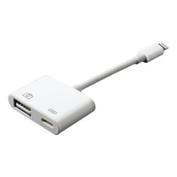 Lightning til USB 3.0 kameraadapter kompatibel - Hvid