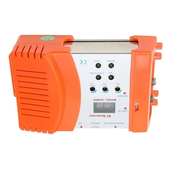 Digital RF-modulator for PAL NTSC-format HD Multimedia Interface og AV til RF-omformer for hjemme-TV AC 90-240V EU-plugg