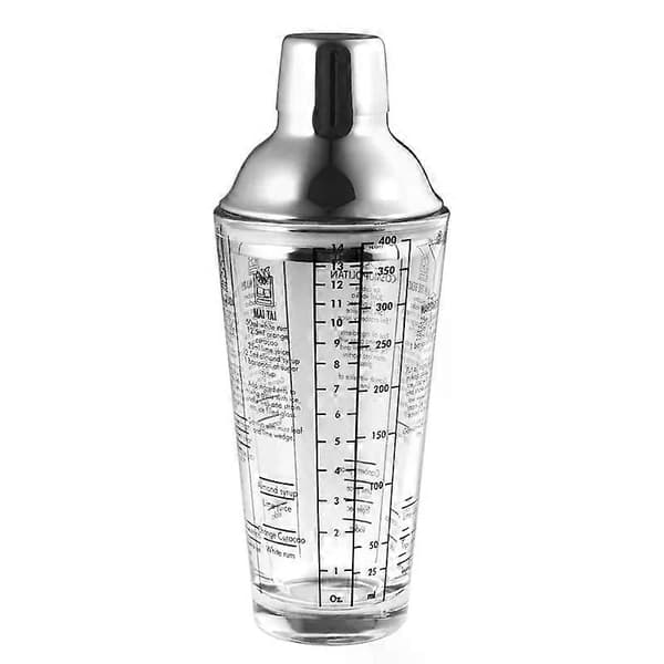 750 ml Mixology Bartender Kit Barsæt med Stativ Perfekt Hjemmebartender Kit Martini Cocktail Shaker Sæt Barudstyr 400ml Shaker Cup