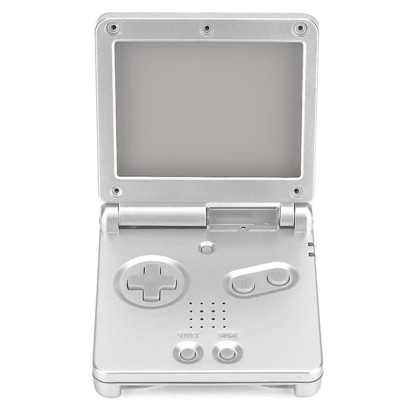 Beskyttende ABS-etui til Nintendo Game Boy Advance Gba Sp, reservedele, sølv