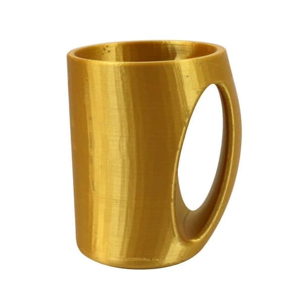 3D Printer Filament PLA 1.75mm Silke Guld 1KG (2.2 LBS) Spole 3D PLA Printmateriale Silkeagtig Skinnende PLA