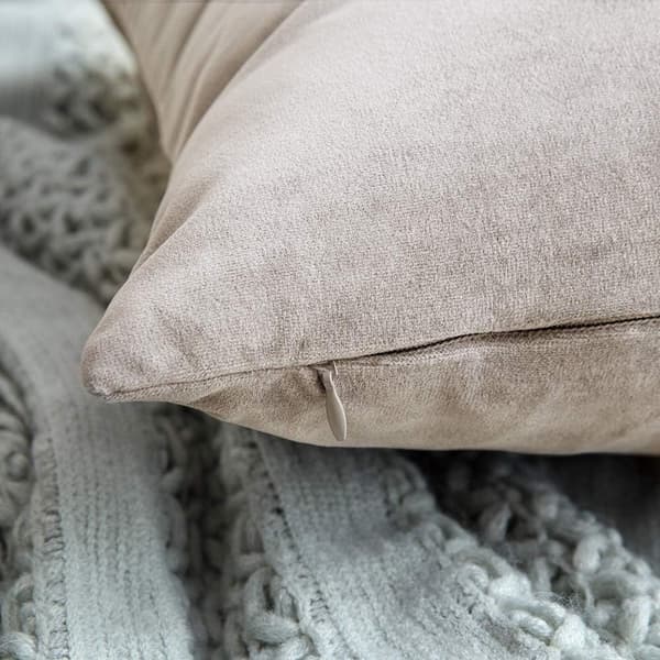 Pyntepude 45x45cm Pudebetræk til stue sofa soveværelse sæt med 2 til hverdagsbrug og også velegnet til helligdage som jul light grey
