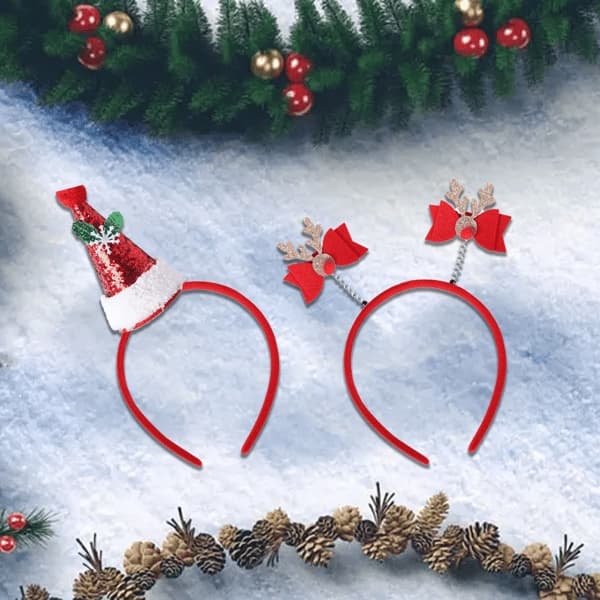 Hårbånd til jul og høytidsfeiringer, hårbånd til barn og voksne til kostymefest style 2