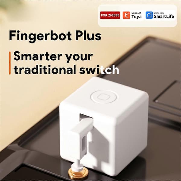 Tuya Zigbee Bluetooth Fingerbot Plus Robot Knapptryckare Switch Bot Smart Hem Fungerar med Alexa Google Home Smart Life App