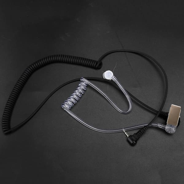 2,5 mm luftslang hörlurskabel för endast lyssning på walkie talkie