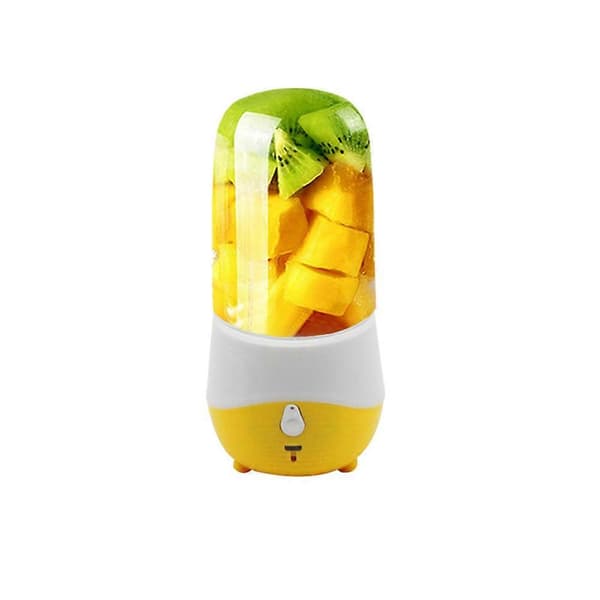 Bærbar elektrisk blender smoothie minijuicer fruktmaskin Yellow