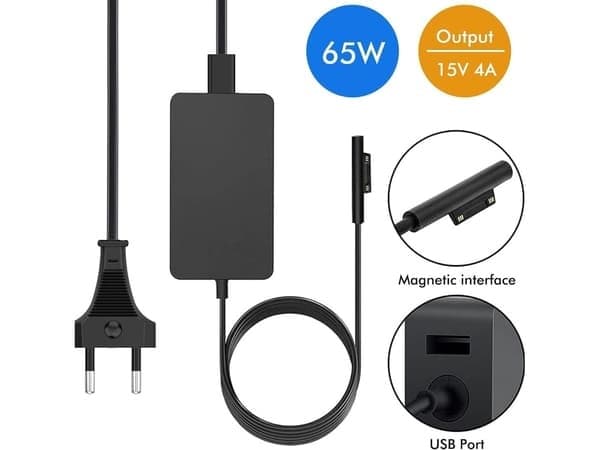 Magnetisk oplader til Microsoft Surface Laptop 4