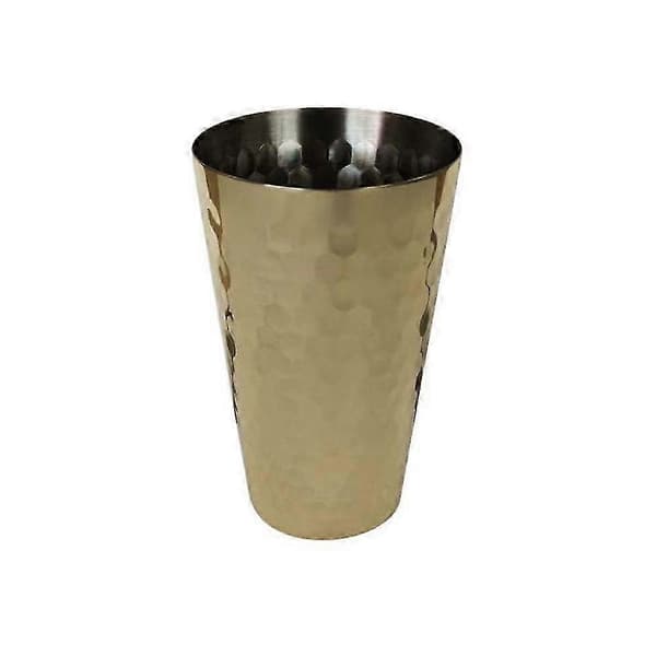 12Oz rustfri stålkrus til drikkevarer, ægte hamret rustfri stål tumbler kop C