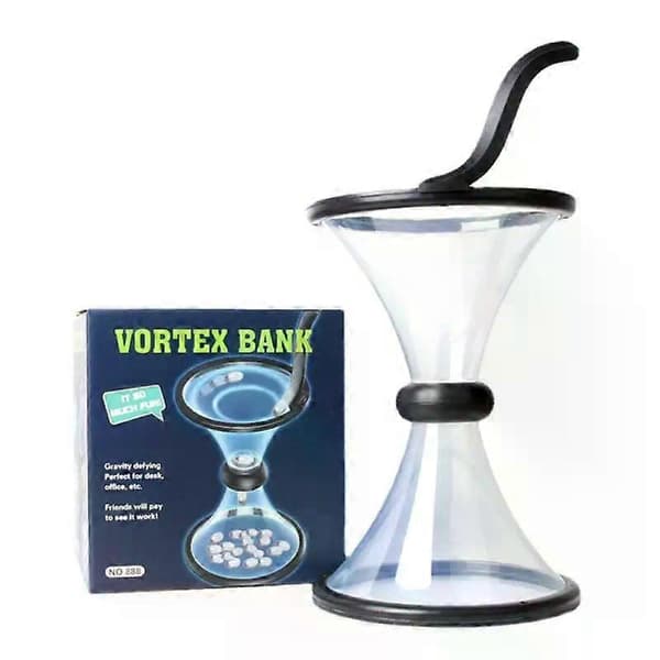 Vortex Mynt Spargris Förvaringslåda Trattformad Spargris Tryck Pengar Spargris Hemmakontor Dekoration Tillbehör