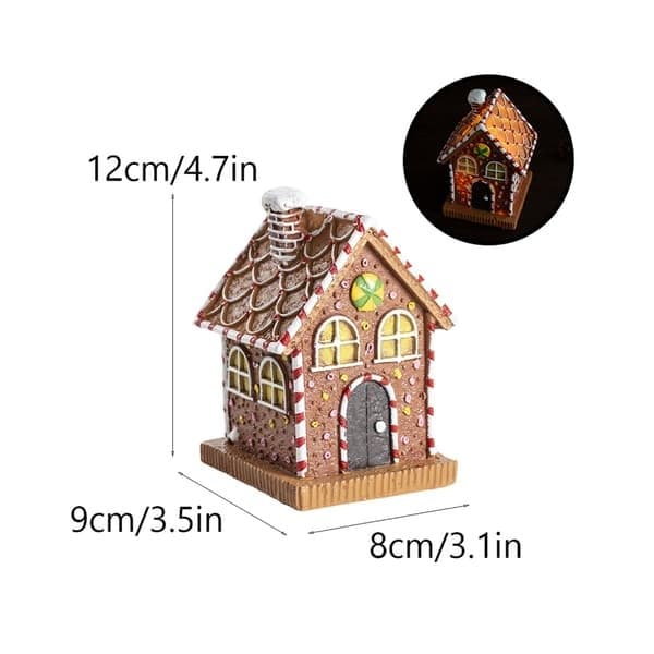 Jullysande snörum pepparkakshus pepparkakshusbyggnad